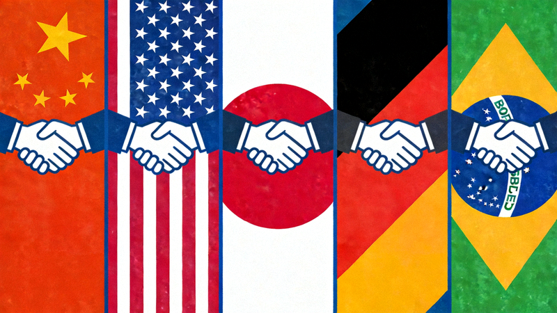 电商本地化运营实战策略文章配图：展示不同国家网站界面与客服对话的本地化对比