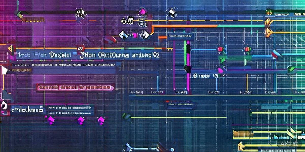 高阶优化技巧示意图：展示跨渠道归因、再营销策略与动态广告优化等复杂概念的可视化