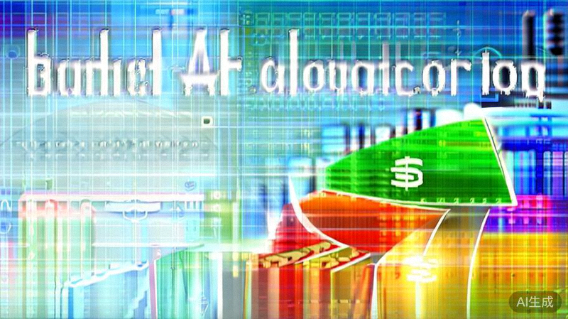 跨境电商广告预算分配技巧配图：显示饼状图与货币符号，象征预算的智能分配