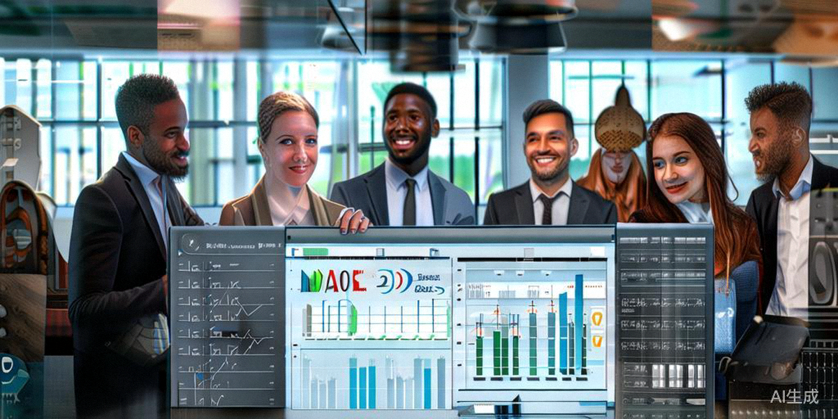 每周跨境电商广告优化干货与实战案例分享主题横幅图：显示团队在分析广告数据仪表盘与讨论策略的场景