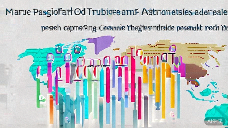 Meta广告受众定位技巧配图：显示全球地图与不同用户画像重叠的定位示意图