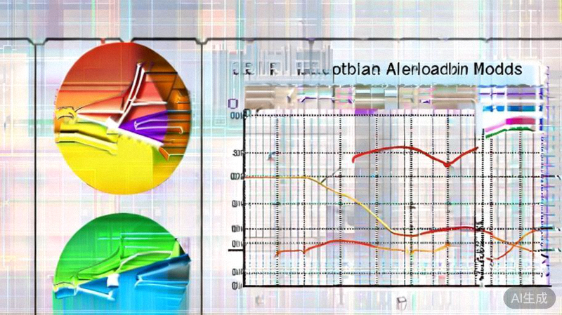 广告预算分配模型配图：显示基于市场与产品生命周期的预算分配饼状图与曲线图