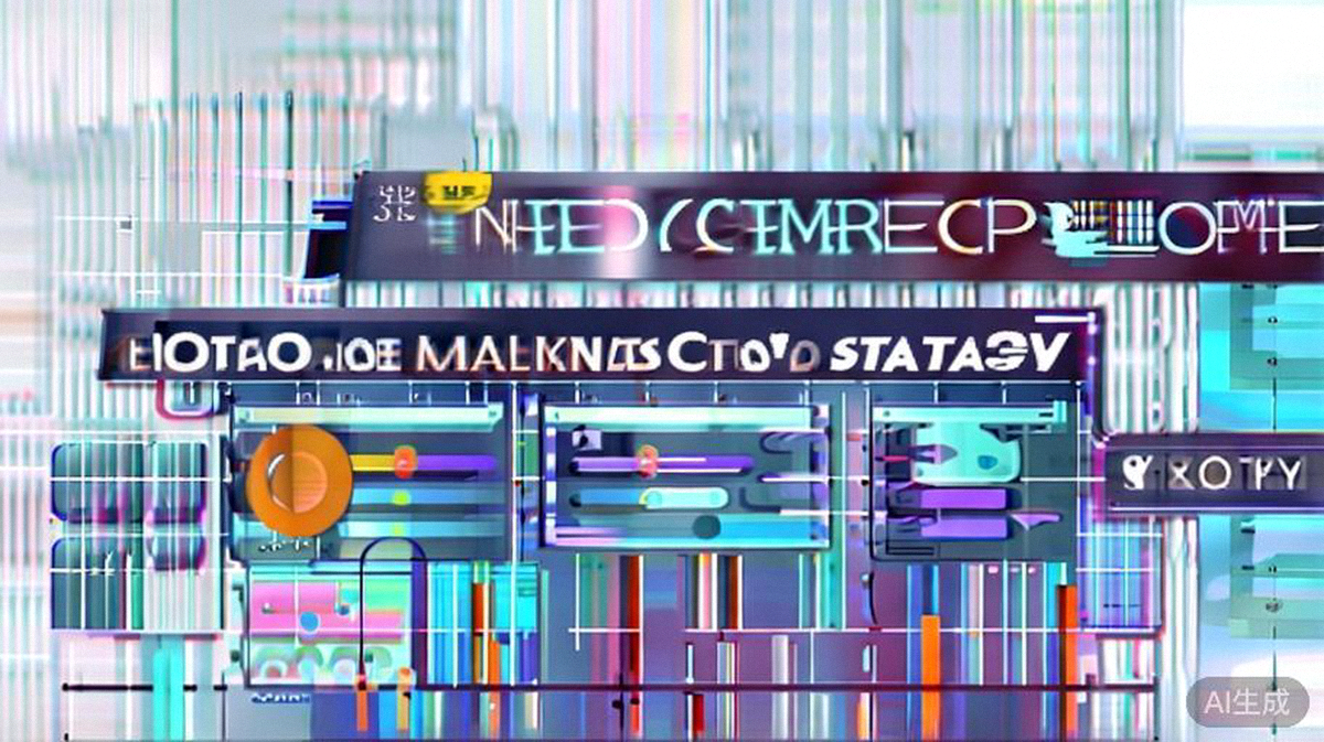 国际电商选品策略主视觉图：展示数据分析、趋势图表与全球市场地图，突出三大策略核心