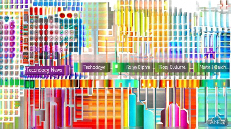 趋势预测选品法示意图：展示从社交媒体热点、科技新闻、流行文化到最终产品概念的转化路径热力图