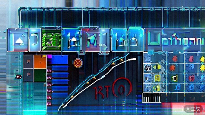 高效广告投放策略解析配图：展示广告数据仪表盘、受众定位图标与上升的ROI曲线